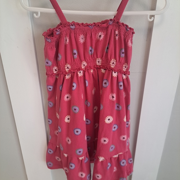 Baby Gap Toddler Girls Pink Floral Sundress with Bloomers Size 2T - Picture 2 of 5
